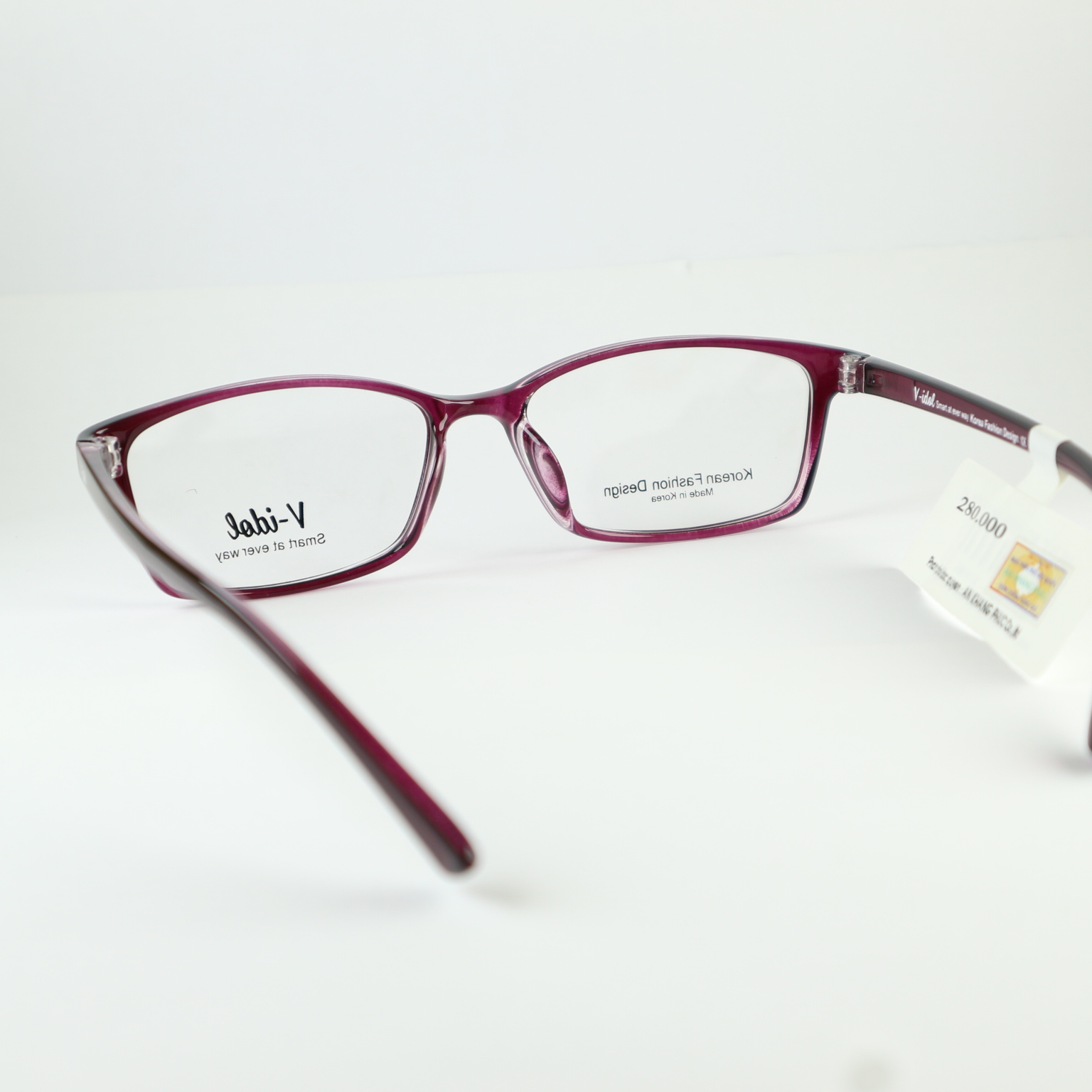 Gọng kính V-idol V8119 SBG ( màu đỏ rượu vang )