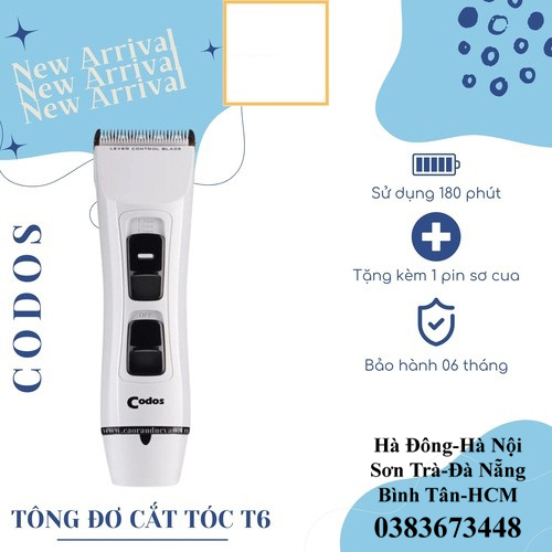 Tăng đơ cắt tóc codoss, tông đơ lukbaby - tông đơ hớt tóc cho bé và gia đình + tặng pin và phụ kiện - top dụng cụ hàng đầu cần mua để học cắt tóc
