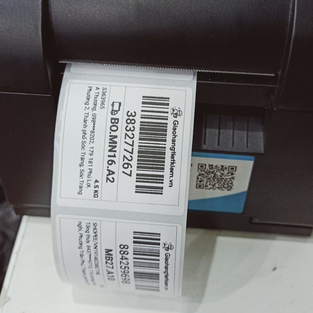 ❃✜ Cuộn 30m giấy nhiệt tem nhiệt 50x50mm