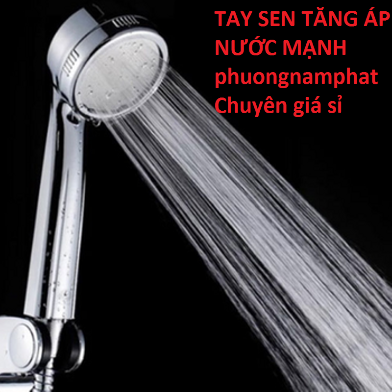 [HCM][NƯỚC MẠNH]Tay Sen Tắm Vòi Hoa Sen TĂNG ÁP TS16 TAY SEN TĂNG ÁP TRÒN KHÔNG DÂY