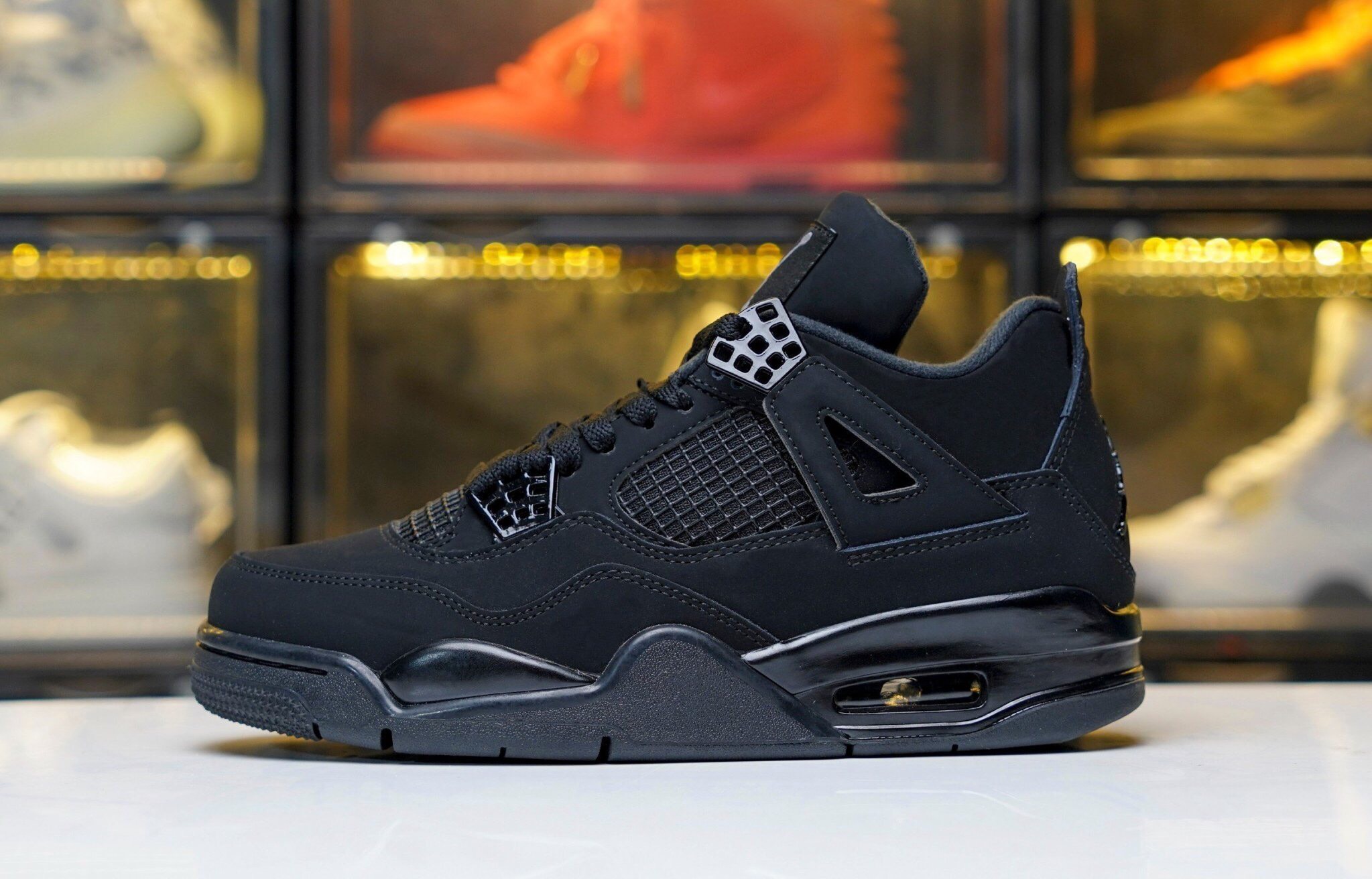 Nike Air Jordan 4 Black Cat Black CU1110 010