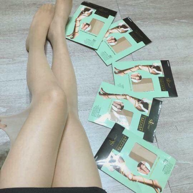 Quần tất da mỏng SK 6D, mẫu vỏ xanh mới bền, mỏng, mịn