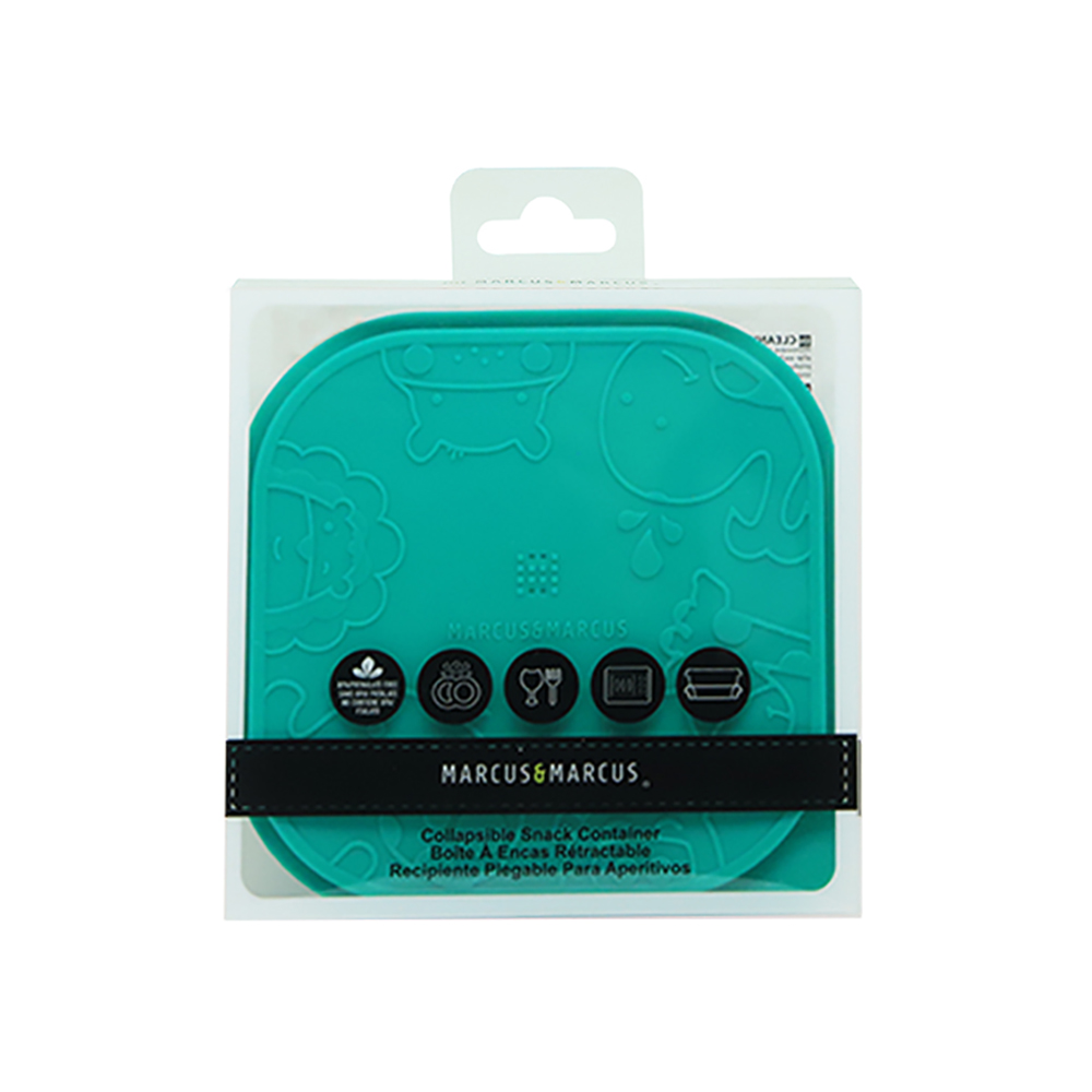 Bát Silicon Xếp Gọn Đựng Bánh Ăn Dặm Cho Bé Marcus & Marcus