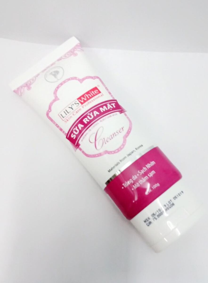 [HCM]Sữa rửa mặt lily’s white cleanser trắng da sạch nhờn
