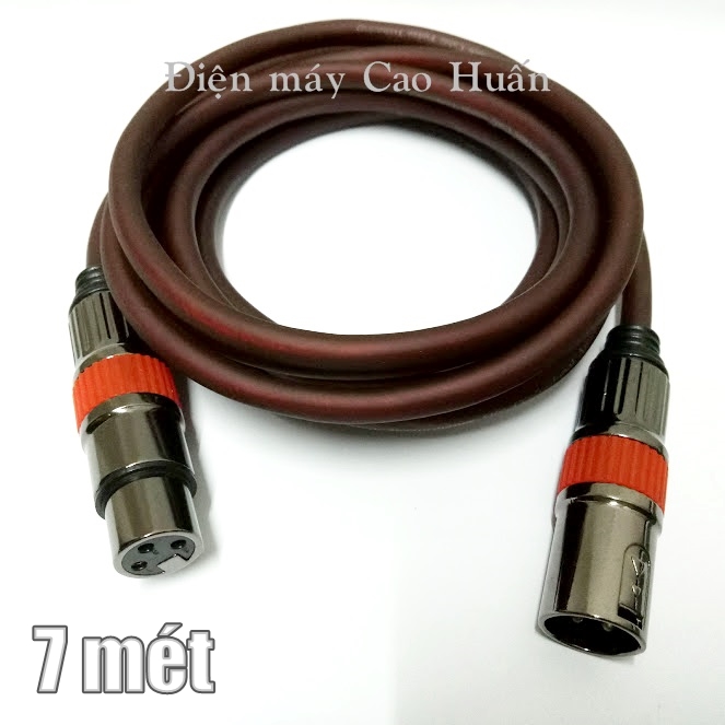 [HCM]Dây micro Jack canon XLR đực ra XLR cái 7m