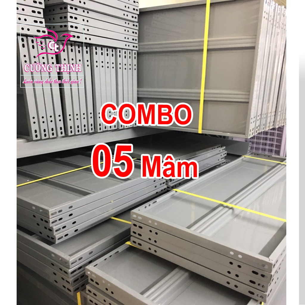 Mâm sắt 40 x 100cm, lắp ráp kệ sắt, kệ v lỗ..