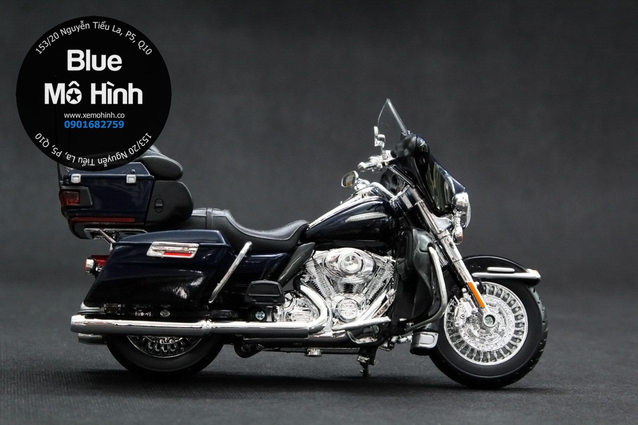 Blue mô hình | Mô hình xe mô tô Harley Davidson Electra Glide UL 1:12