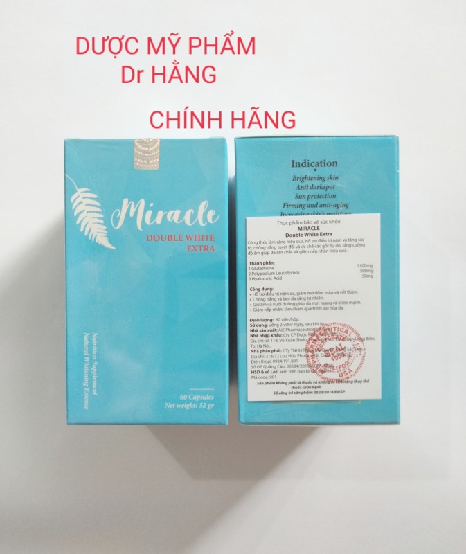 MIRACLE Vien Uong Trang Da Chong Nang