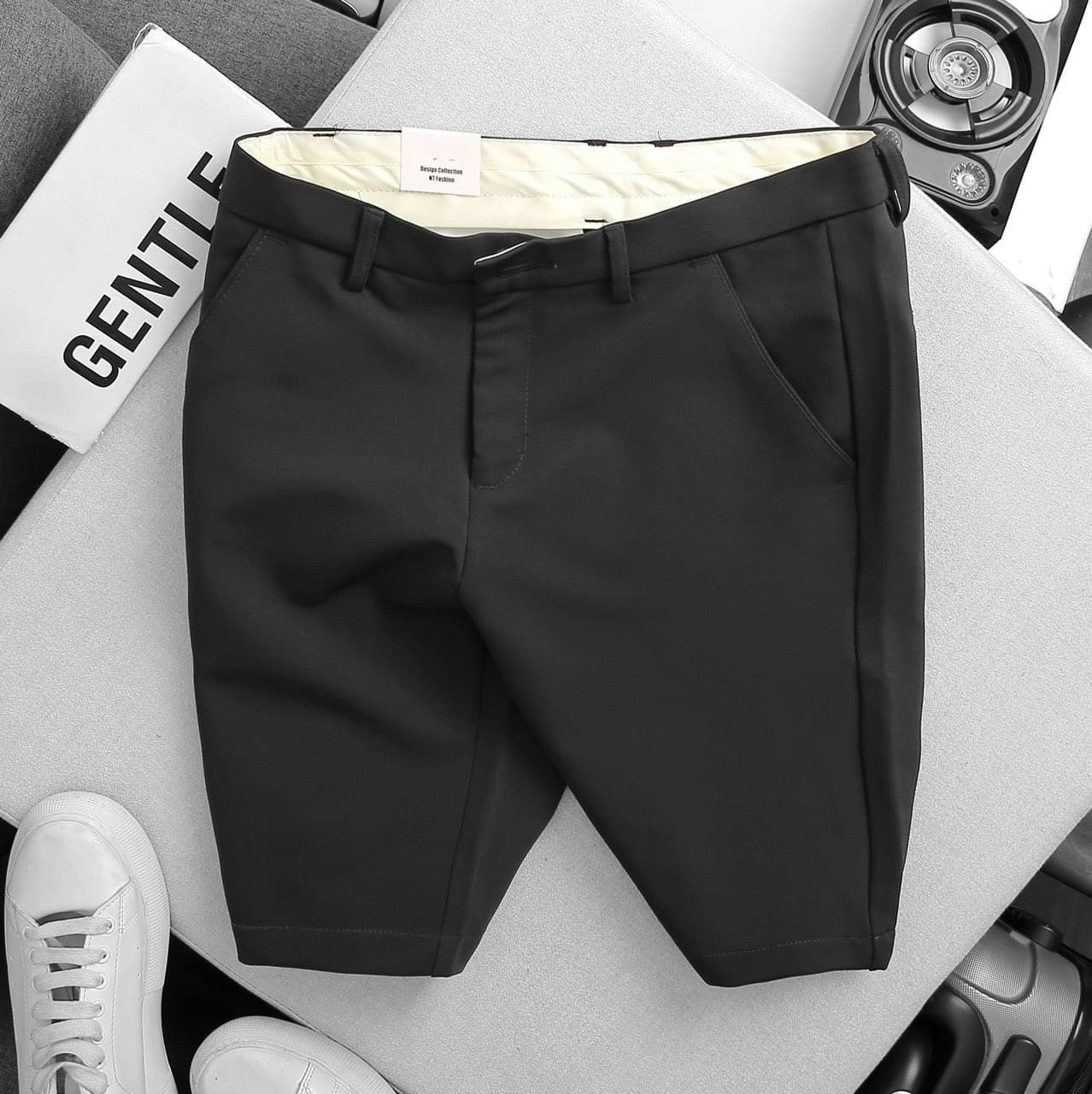 [Hoàn Tiền 15%] Quần short nam tây âu cao cấp - Quần short tây màu xám phong cách thời trang - Chất liệu cotton, co dãn tốt, không bay màu, thiết kế sang trọng, giúp ôm dáng (Full tem mac)Diễm Nhi shop GSD01