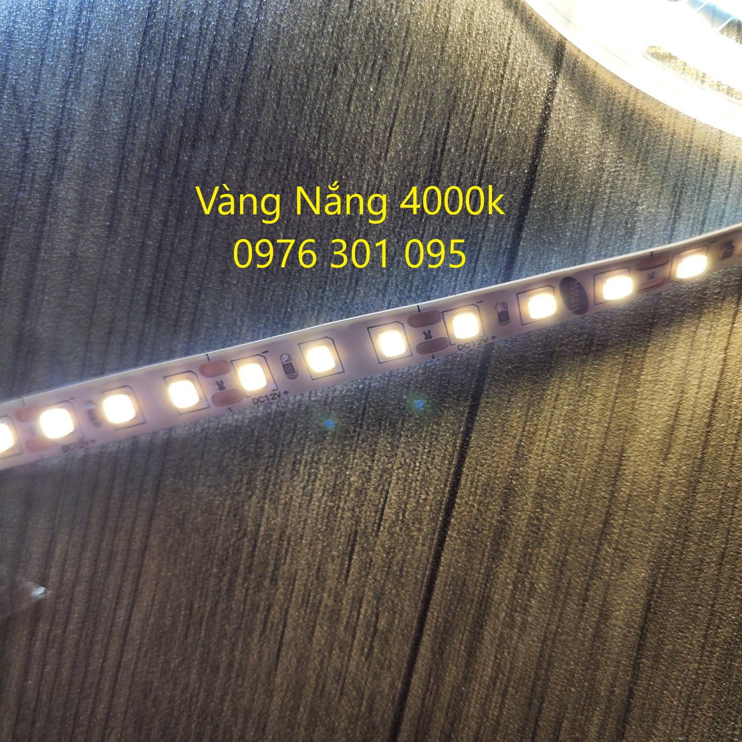 Đèn Led Dây 5m 12v, 2835 120 led (Trắng - Vàng - Vàng Nắng 4000k)