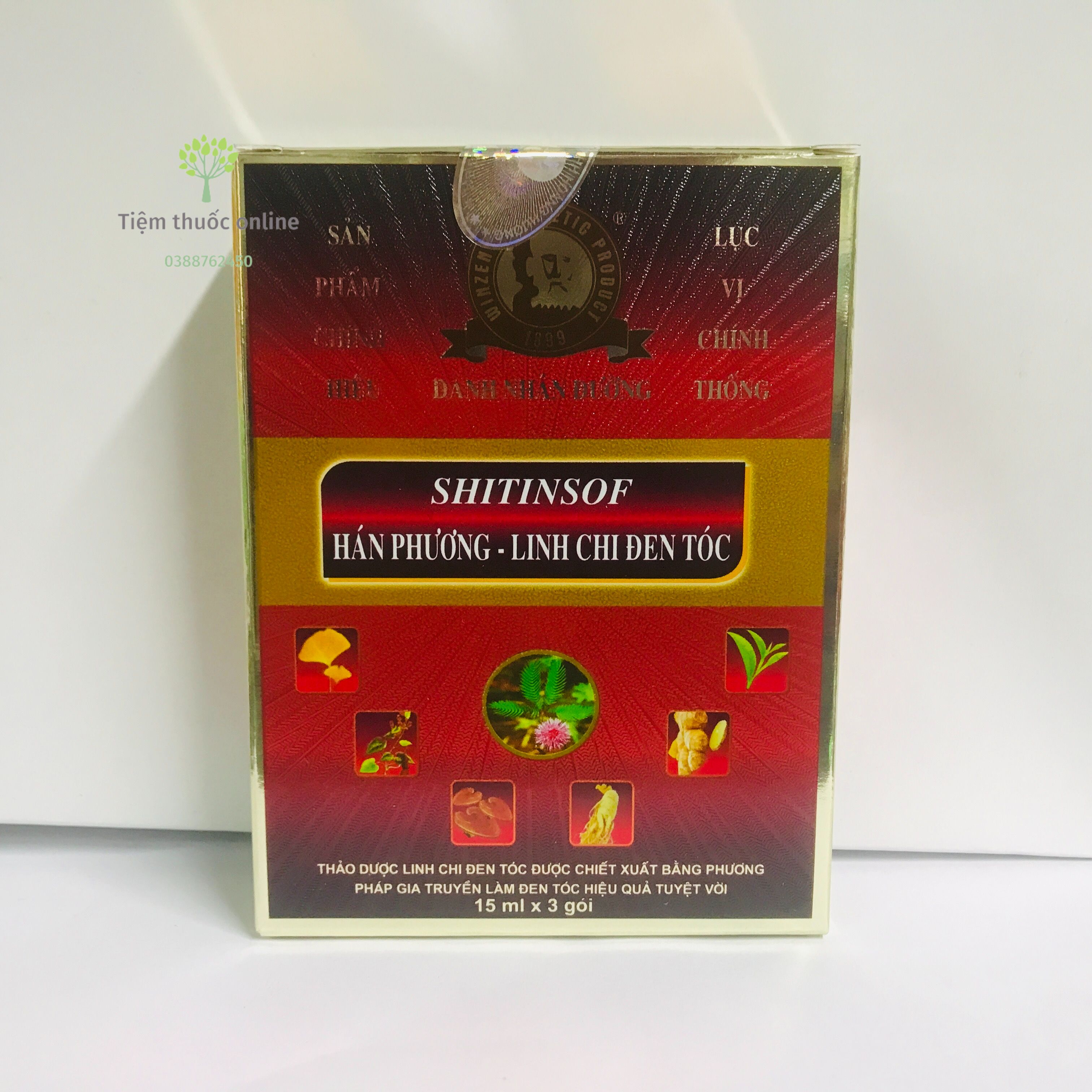 Dầu gội đen tóc thảo dược Shitinsof