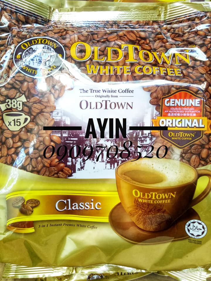 ( Bao Bì Mới ) Cà phê trắng Classic OldTown White Coffee Malaysia