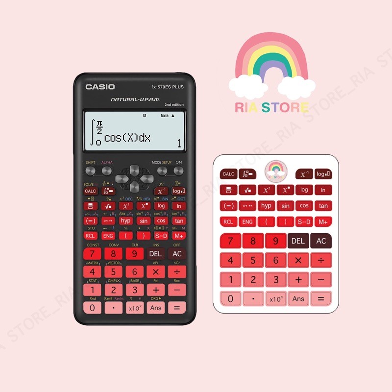 [HCM]sticker dán nút máy tính casio 570-2nd