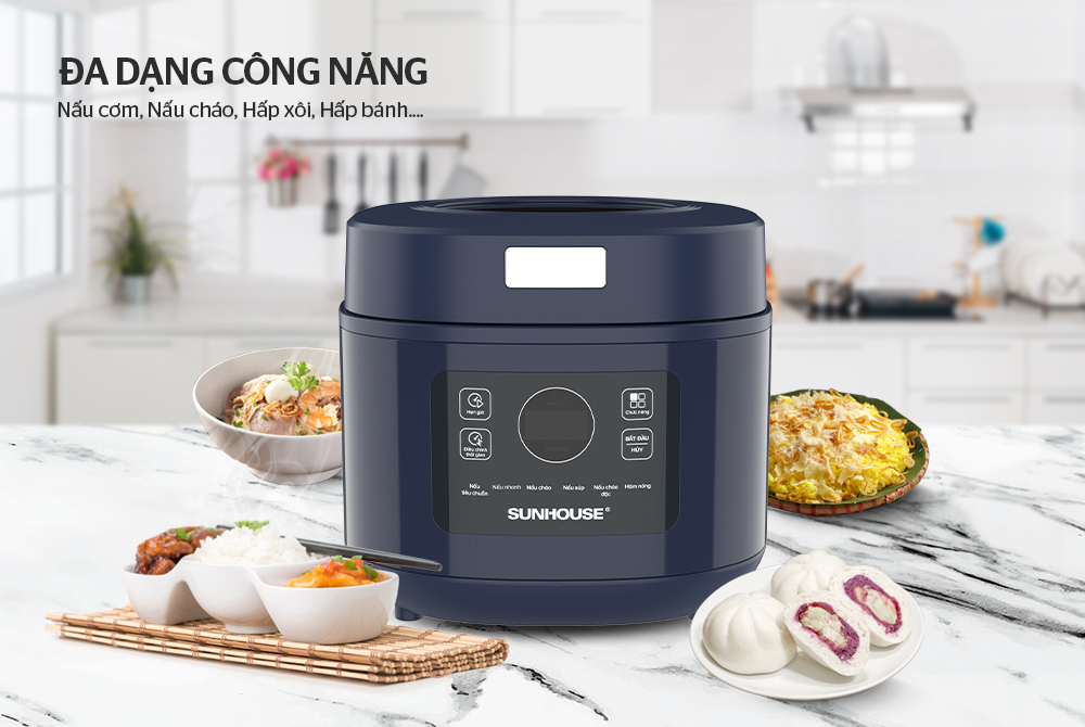 Nồi cơm điện 1 lit Sunhouse SHD8802
