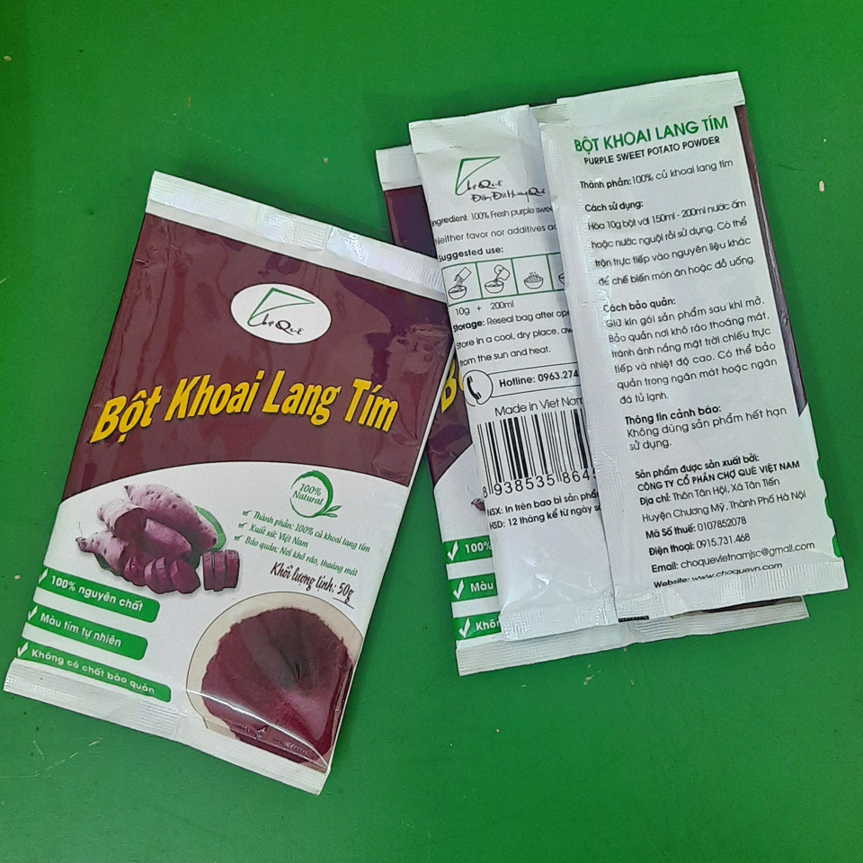 Combo 3 gói bột Khoai Lang Tím 50g