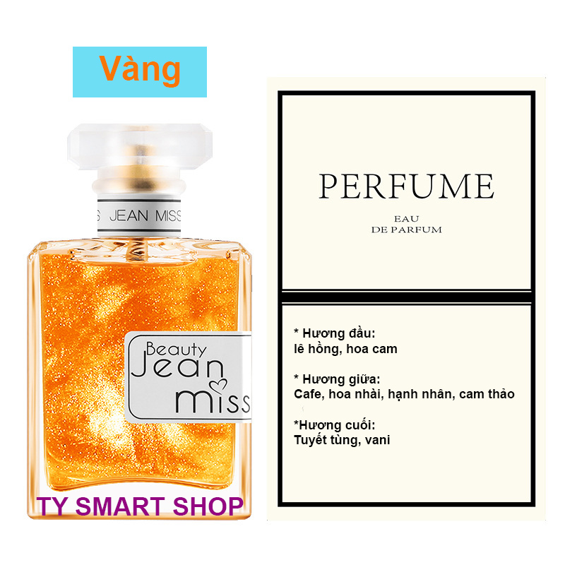 [NỮ CUTE] Nước Hoa Nữ JEAN MISS BEAUTY Trẻ Trung Hấp Dẫn Cuốn Hút Bên Mùi Thơm Lâu với Hương Thơm Ngọt Ngào Quyến Rũ Từ Thiên Nhiên Thể Tích 50ml TY SMART SHOP