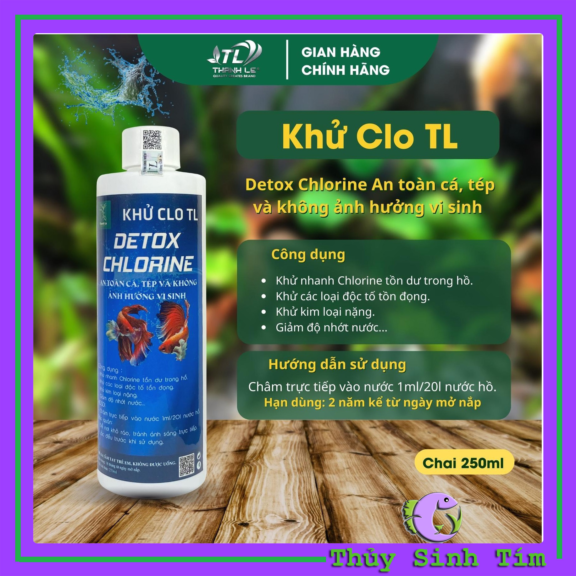 Dung Dịch Khử Độc Nước Detox Water TL
