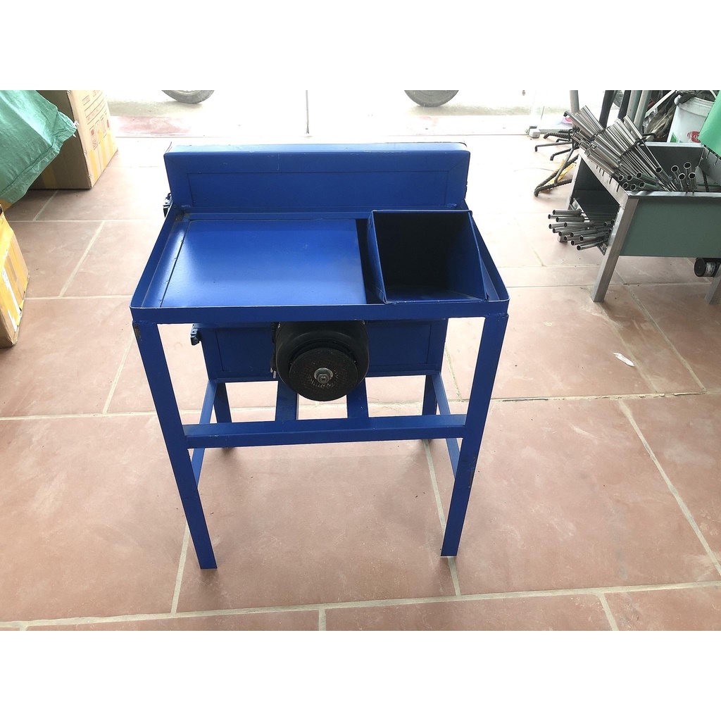Máy thái chuối 4 chân băm rau bèo, thái cỏ voi đa năng - máy băm lát. loại dao máy tốt. motor 750w