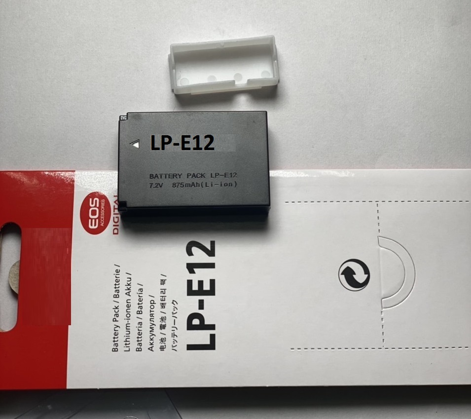 Pin thay thế pin máy ảnh pin LP-E12