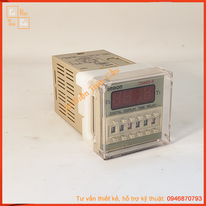 Rơ le thời gian tuần tự DH48S-S 220VAC ( kèm đế)