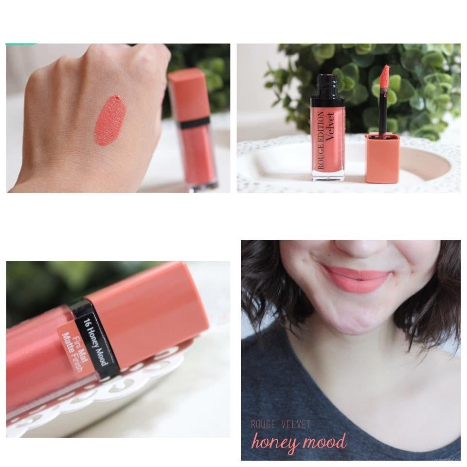 Son kem Bourjois Rouge Edition Velvet (Màu 16 - Honey Mood) 7.7ml