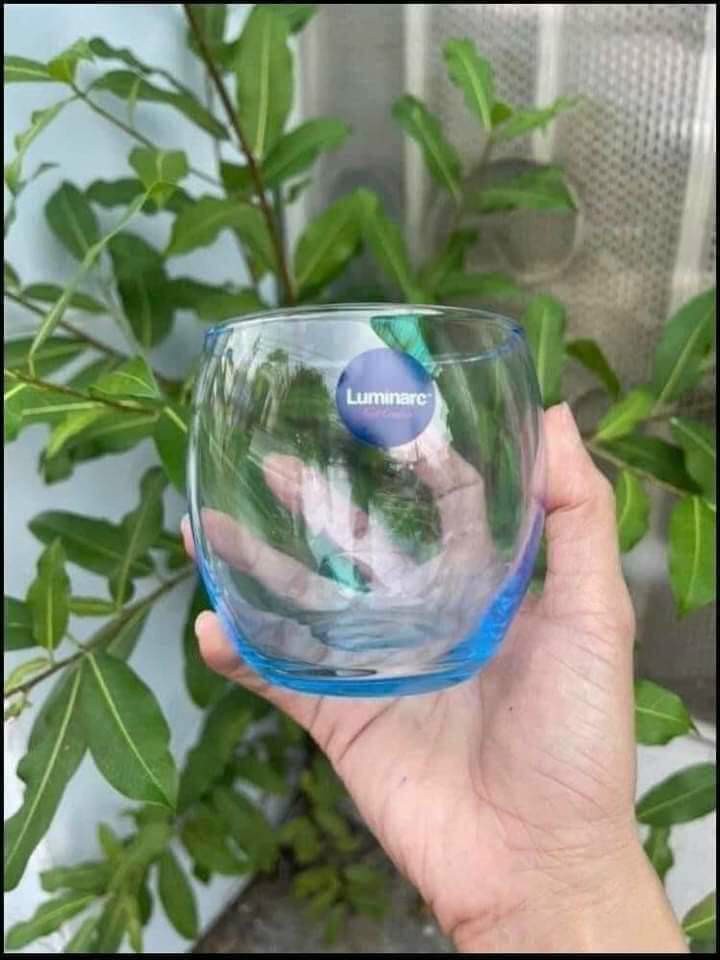 Combo 3 ly thủy tinh Luminarc xanh 350ml