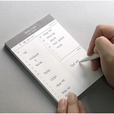 [HCM]Tập giấy plan note (Daily Scheducle To Do List Message)