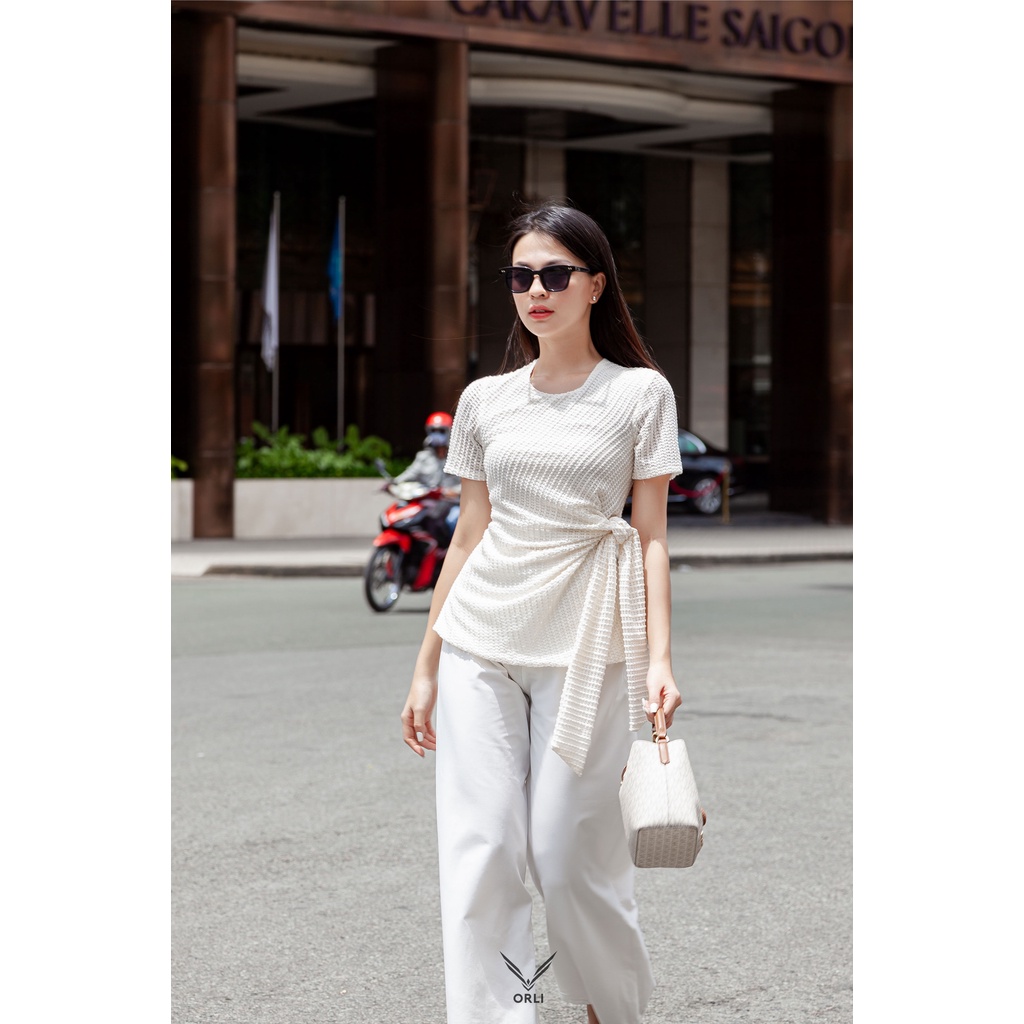 Áo thun cột eo công sở thanh lịch, Jorie Shirt - Orli Label