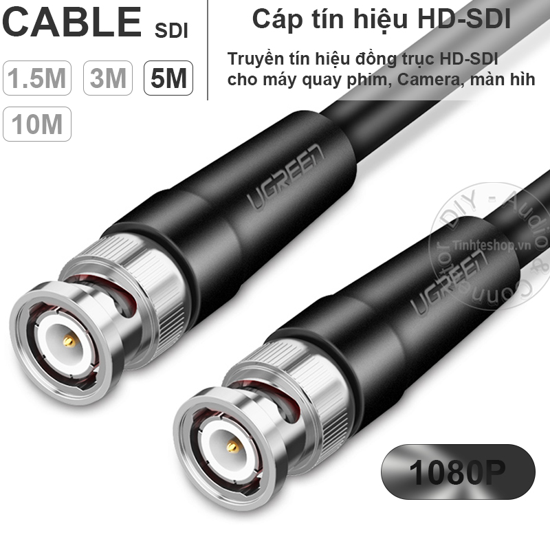 Ugreen SP103 1.5 to 10 meters full HD SDI video coaxial cable