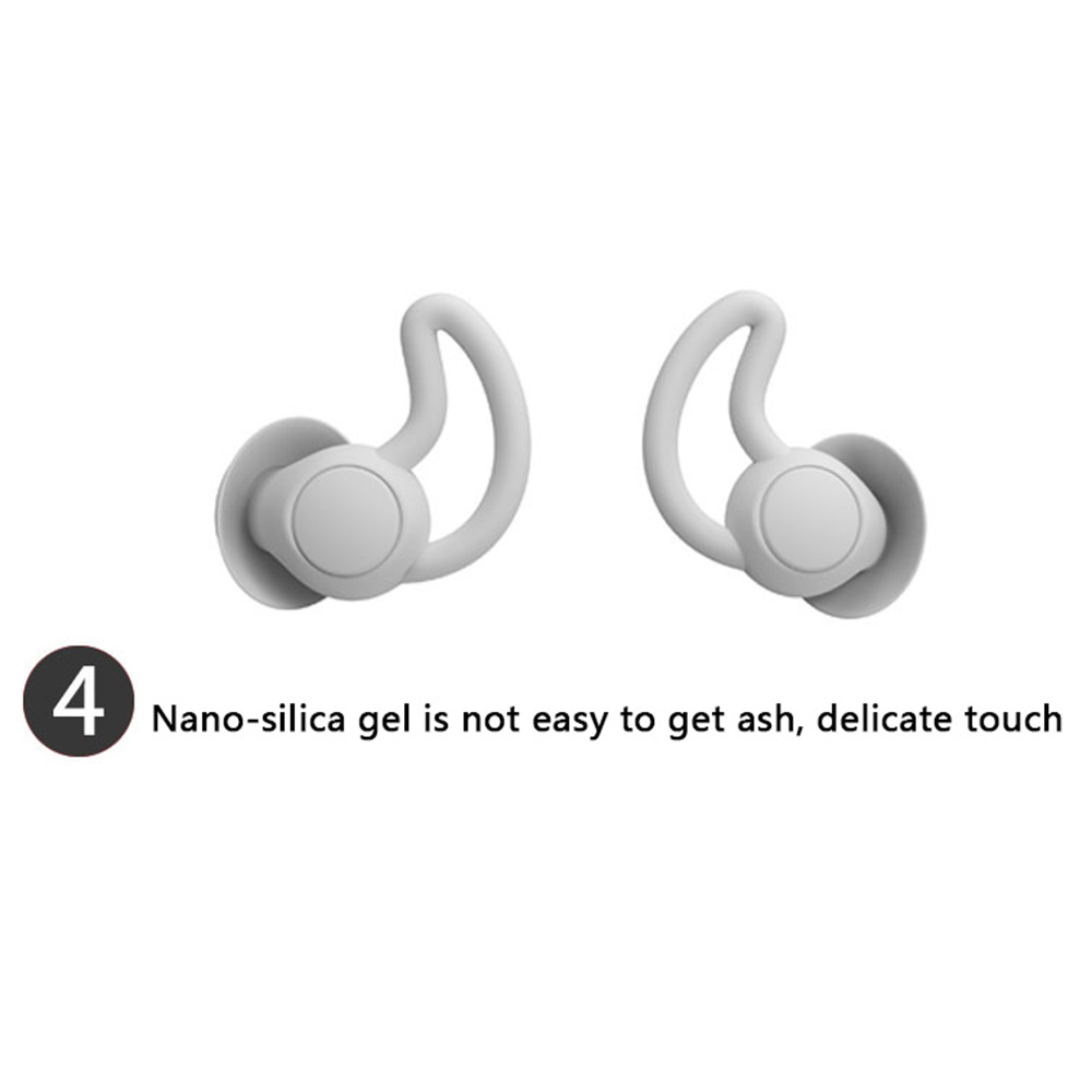 XAVIE Comfortable Enjoy sleep Quiet Tapered Shape Soft Silicone Ear Plugs Ear Protector Protective Earplugs Noise reduction Earplugs