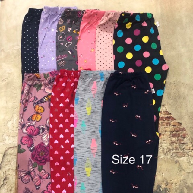 4 Quần legging lửng đại 24kg -42kg