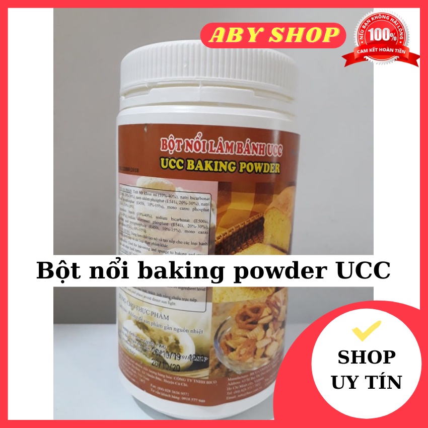 Bột nổi baking powder UCC 1kg LOẠI NGON bột nở giúp bánh nở bung tốt