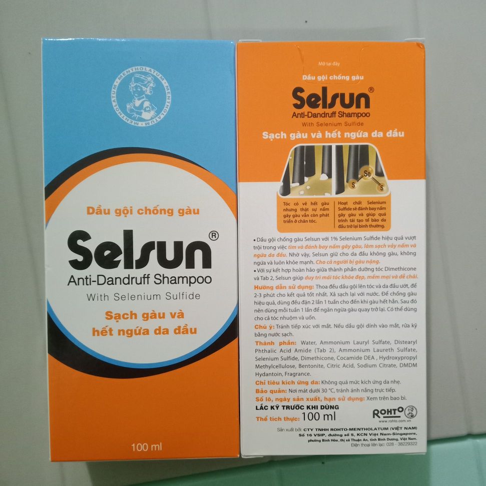 Combo 2 lọ Selsun 100ml dầu gội chống gàu