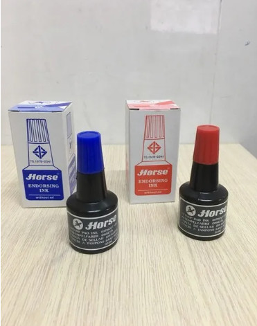 Mực đổ con dấu Horse Thái Lan Xanh/đỏ