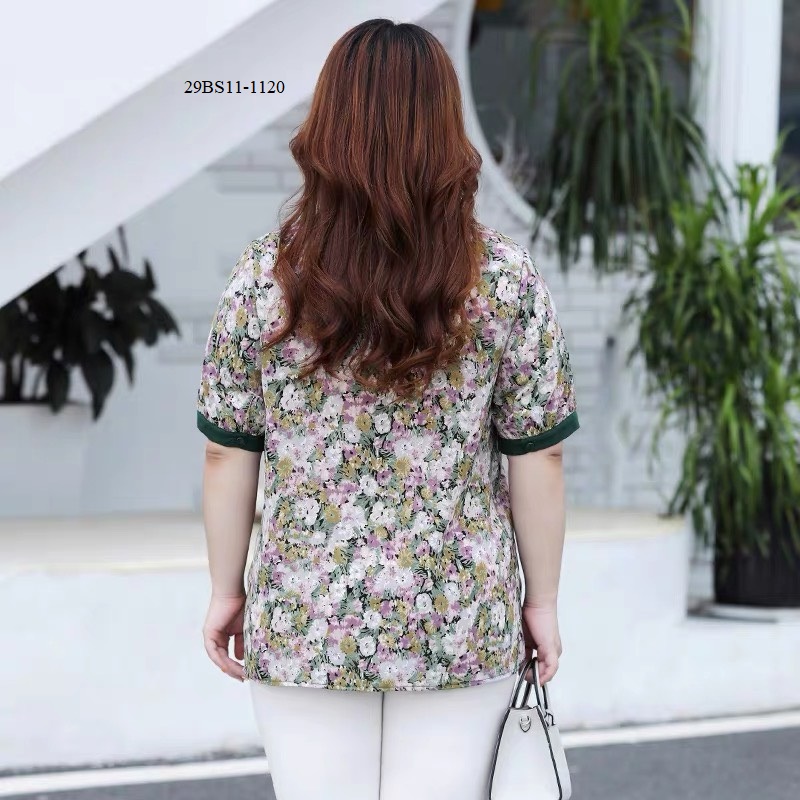 ÁO HOA BIG SIZE THIẾT KẾ CAO CẤP