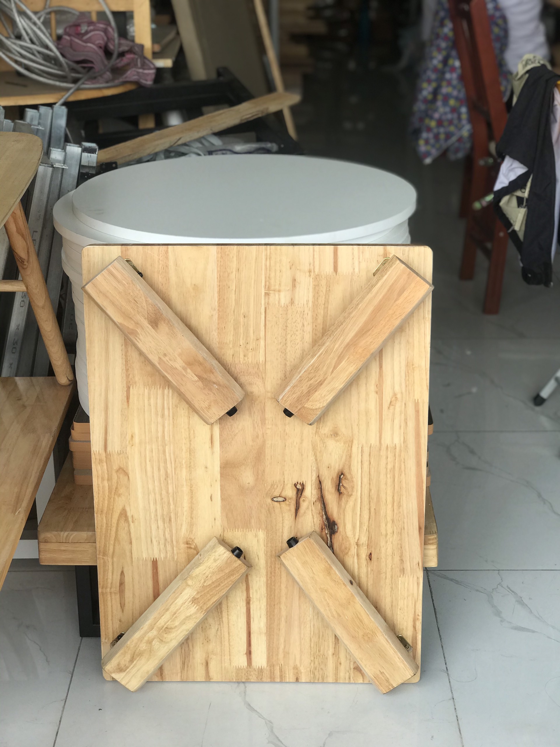 [HCM]Bàn Chân Gỗ Ngồi Bệt Gấp Gọn