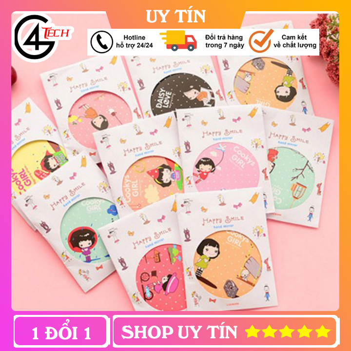 Gương tròn mini xinh xắn, nhiều mẫu