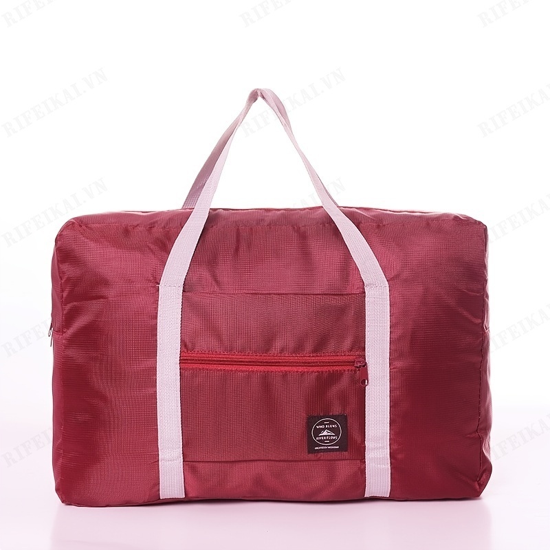 Foldable Large-capacity Travel Storage Bag, Lightweight Multi Duffel HandBag With Zipper