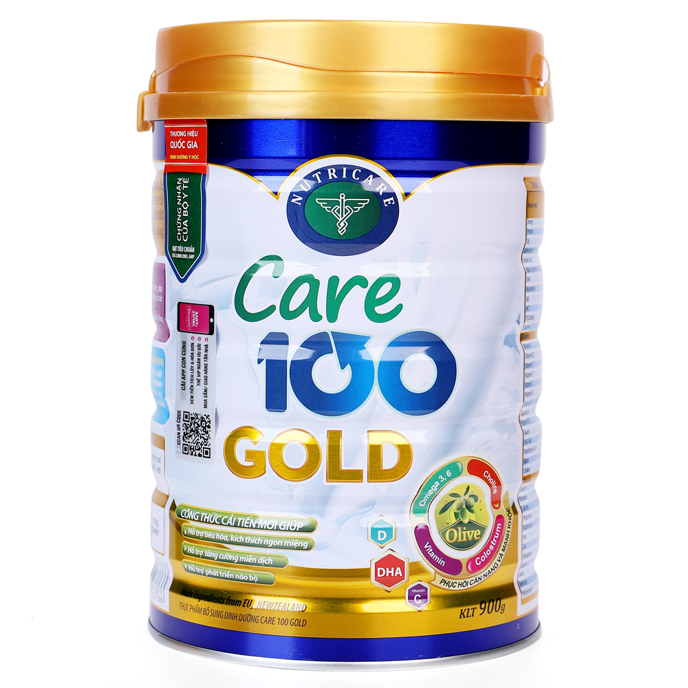 Sữa bột Care 100 Gold 900g