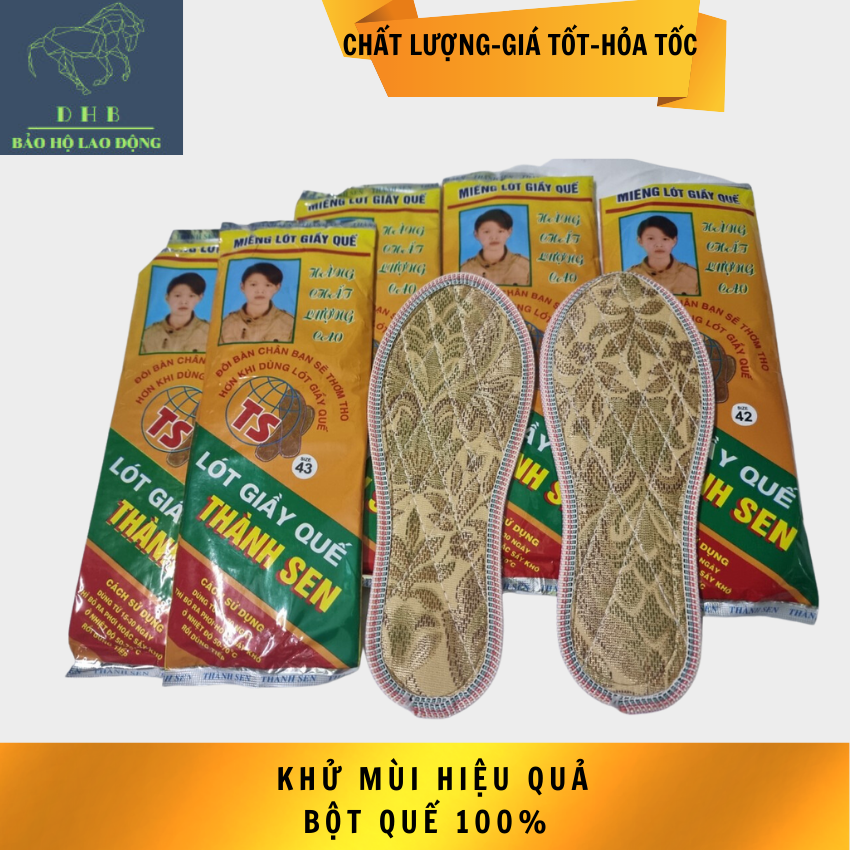 Miếng lót giầy quế cao cấp Thành Sen size từ 39 43