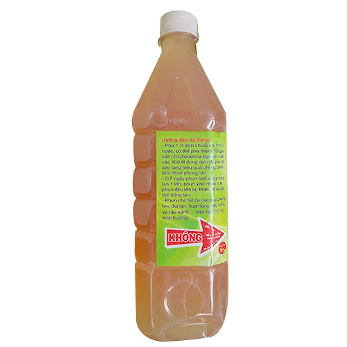 CHẾ PHẨM DỊCH CHUỐI - THẦN DƯỢC CHO HOA LAN CHAI 1 LÍT