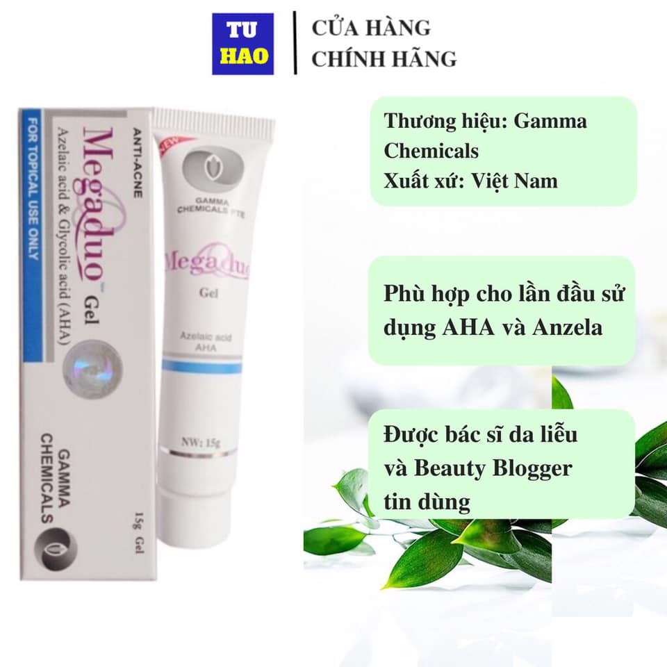 Gel TRỊ Mụn Trứng Cá Megaduo 15g
