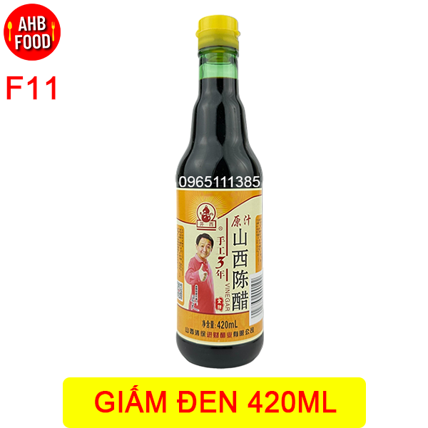 Dấm Đen Trung Quốc - Dấm Trần 420ml