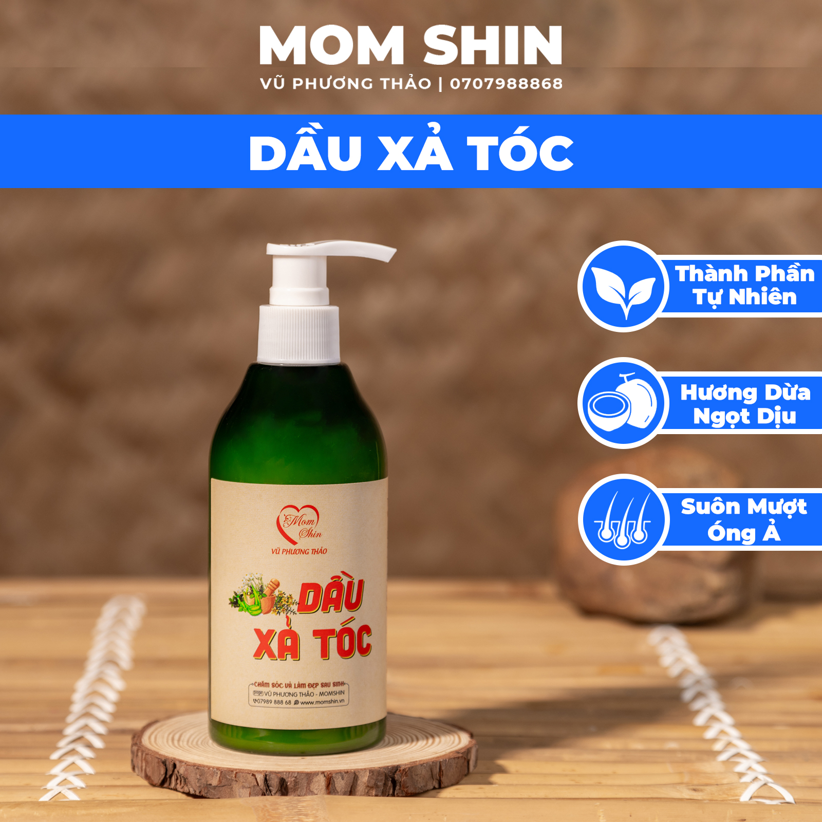 DẦU XẢ THẢO MỘC ( HANDMADE )