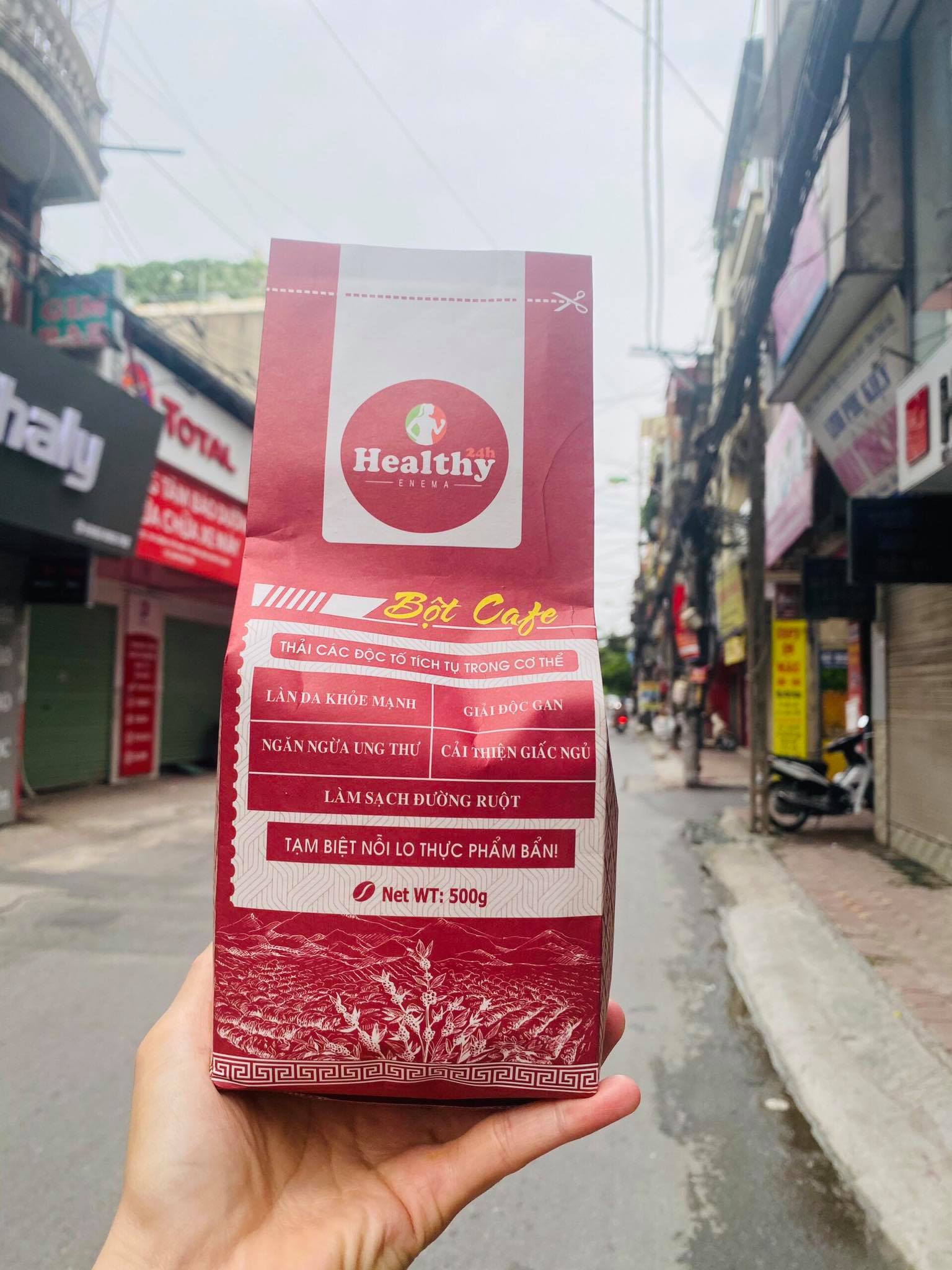 Bột Cà Phê Hữu Cơ Enema Coffee Dùng Để Thải Độc(gói 500gam)