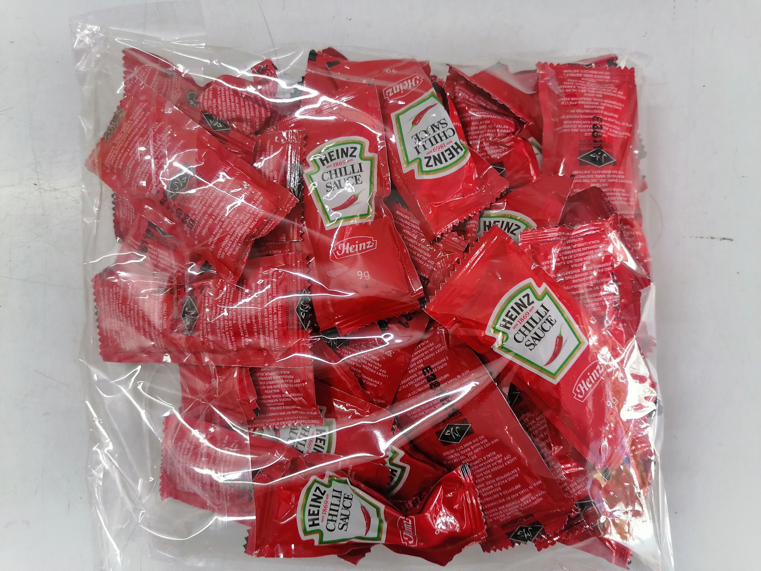 (ỚT HEINZ 50 gói x 9g) TƯƠNG ỚT GÓI NHỎ [Thailand] Chilli Sauce (halal)