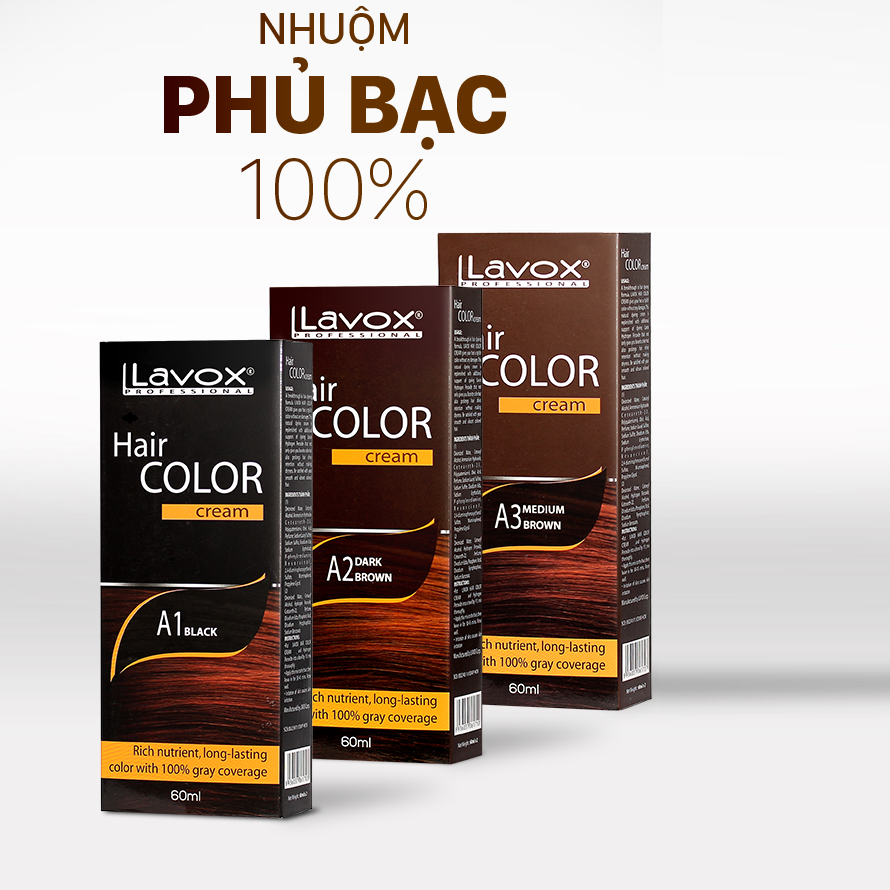 Nhuộm phủ bạc lavox