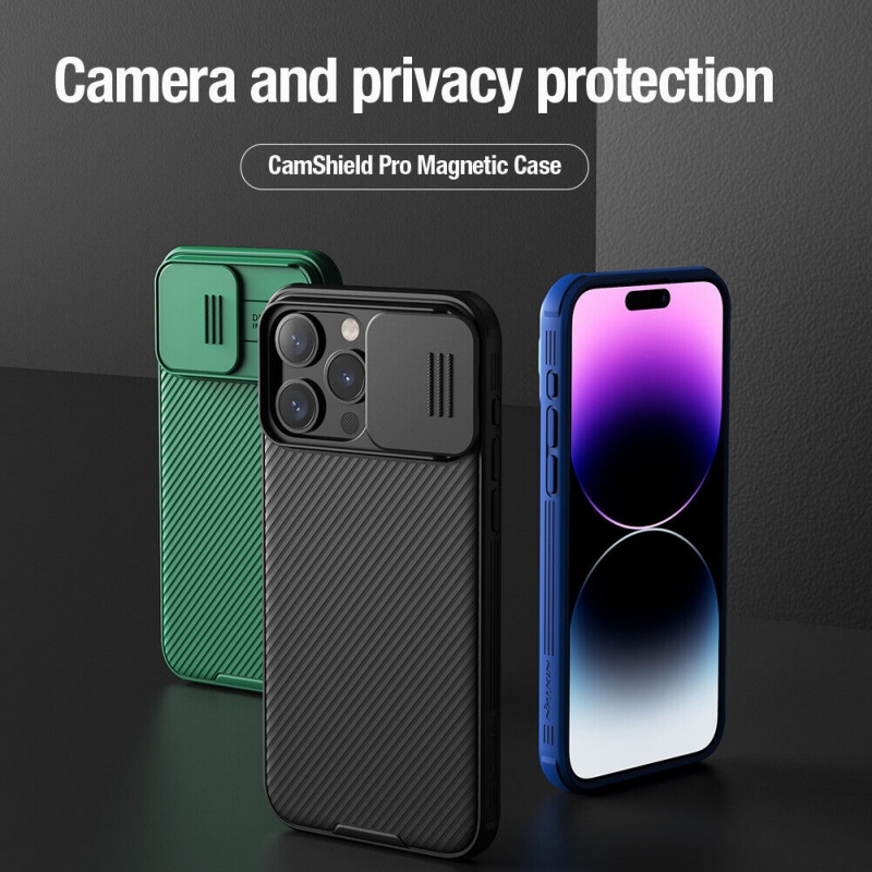 Ốp Lưng iPhone 15 Pro Bảo Vệ Camera Hiệu Nillkin CamShield Pro Case