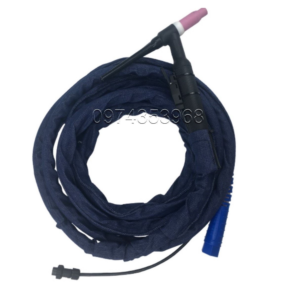Bộ dây hàn tig WP26 4 mét, ống silcon chống cháy