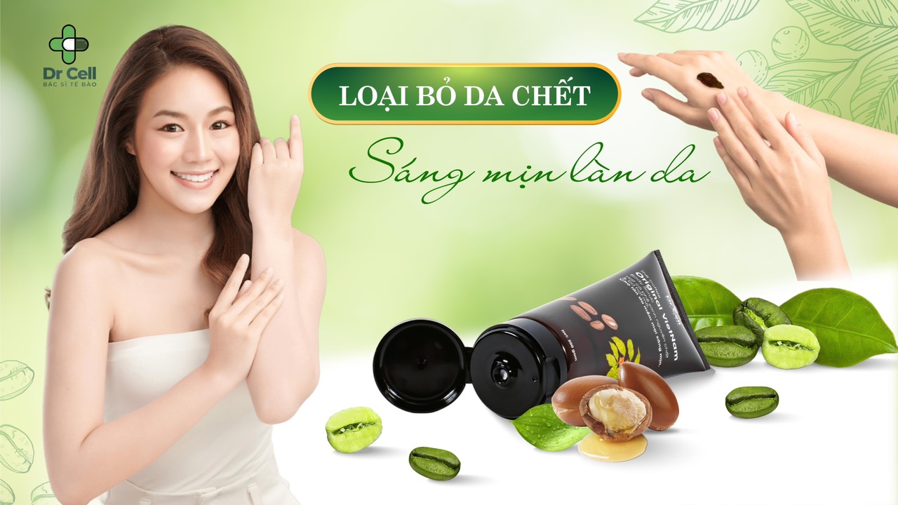 Kèm quà 🎁+ Tẩy Da Chết Body The Coffee - Dr Cell 200gr